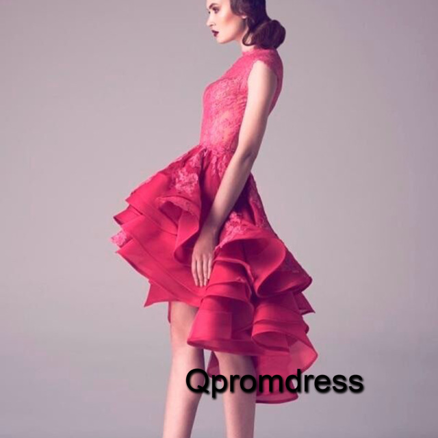rosy prom dress